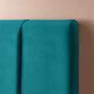 Silentnight Octavia Double Velvet Bed Frame in Teal (British brand)