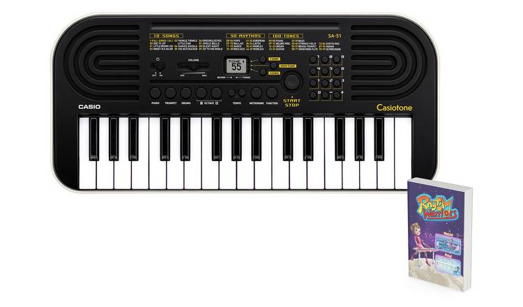 Casio SA-51 mini-keys keyboard with Rhythm Warriors lessons - British product