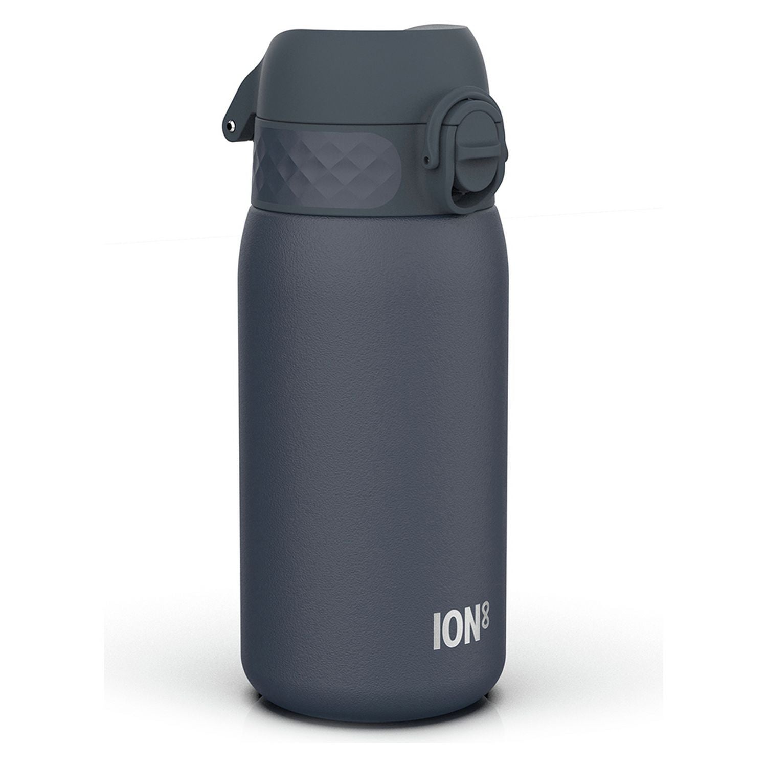 Ion8 Ash Navy water bottle 400ml, UK version