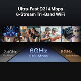 TP-Link BE9300 Tri-Band Wi-Fi 7 router (British brand)