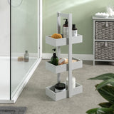 Argos Home 3-Tier Caddy grey bathroom storage unit (British brand)