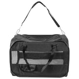 Streetwize deluxe collapsible pet car kennel black (British brand)