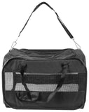 Streetwize deluxe collapsible pet car kennel black (British brand)