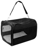 Streetwize deluxe collapsible pet car kennel black (British brand)