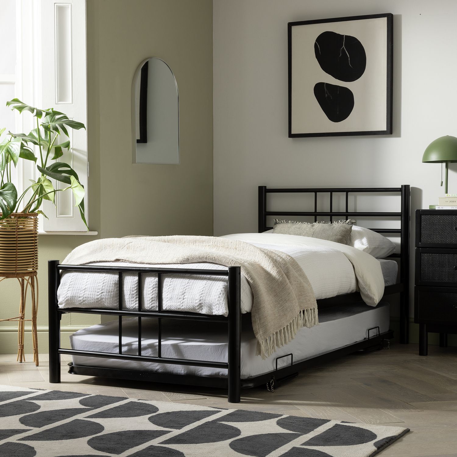 Argos Home Atlas Guest Bed Black Single - British product