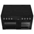 Beko electric range cooker black 90cm - British product