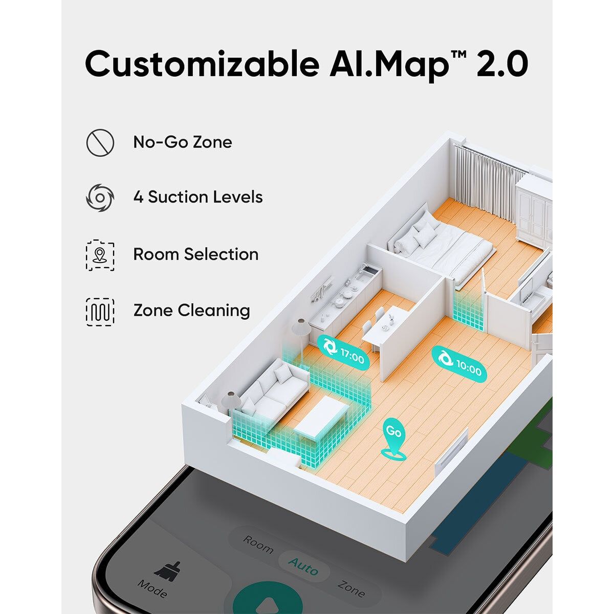 eufy L60 Hybrid Robot Vacuum with Self-Empty Station, Hair Detangling Technology, and Mop GOODS Costco UK