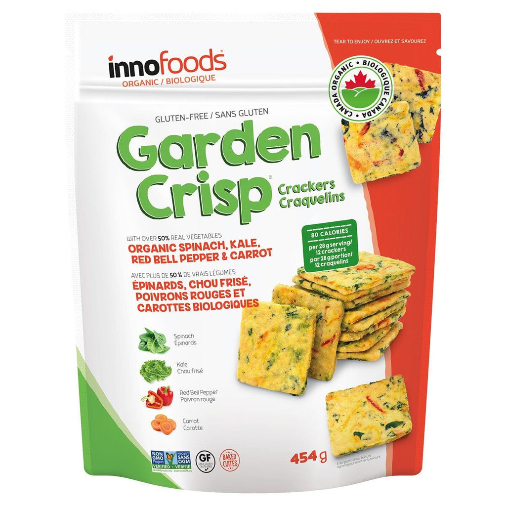 Inno Foods Organic Garden Crisp Crackers, 454g