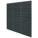 Forest Garden grey fence panel set of 3 - British product