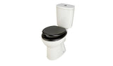 Argos Home wooden toilet seat in black, imported from the UK