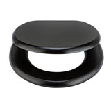 Argos Home wooden toilet seat in black, imported from the UK