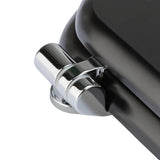 Argos Home wooden toilet seat in black, imported from the UK