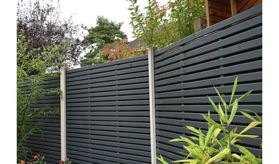 Argos Forest Garden Double Slatted Grey Fence Panel Set of 4- اشترِ عبر الإنترنت من McGrocer