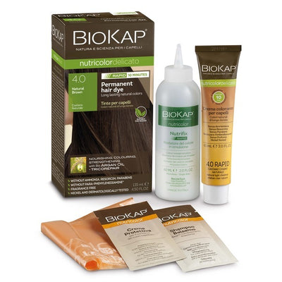 Superdrug BioKap Natural Brown 4.0 Rapid Permanent Hair Dye 135ml- Buy online at McGrocer