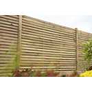 Forest Garden 6x6 Double Slatted Panel x3 set - British product