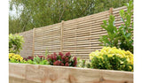 Forest Garden 6x6 Double Slatted Panel x3 set - British product