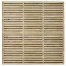 Forest Garden 6x6 Double Slatted Panel x5
