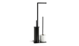 Argos Home 3-in-1 toilet roll holder black metal, UK version