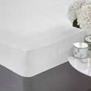 Silentnight Supersoft Plain White Fitted Sheet Kingsize (British brand)