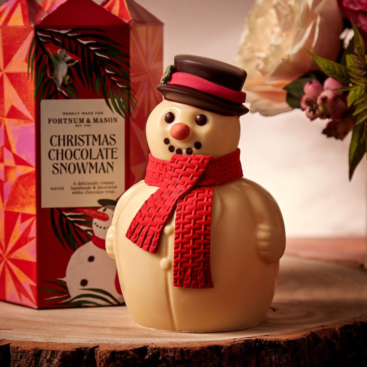 White chocolate snowman 195g festive treat, UK version