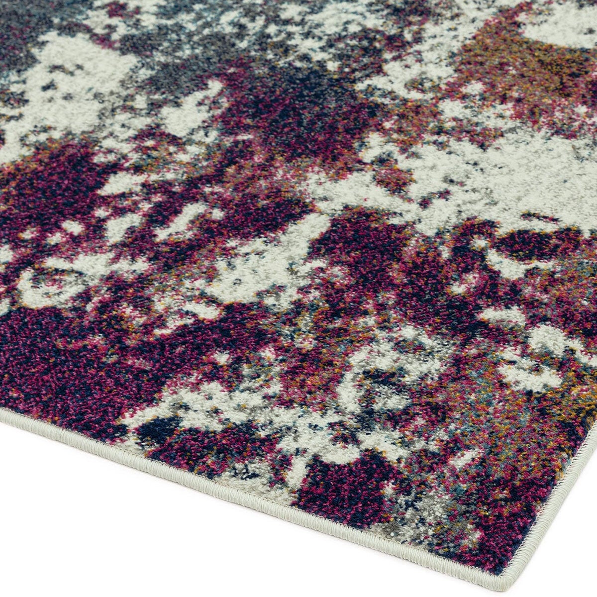 Asiatic Nova Navy Multi Rug available in 2 sizes (British brand)