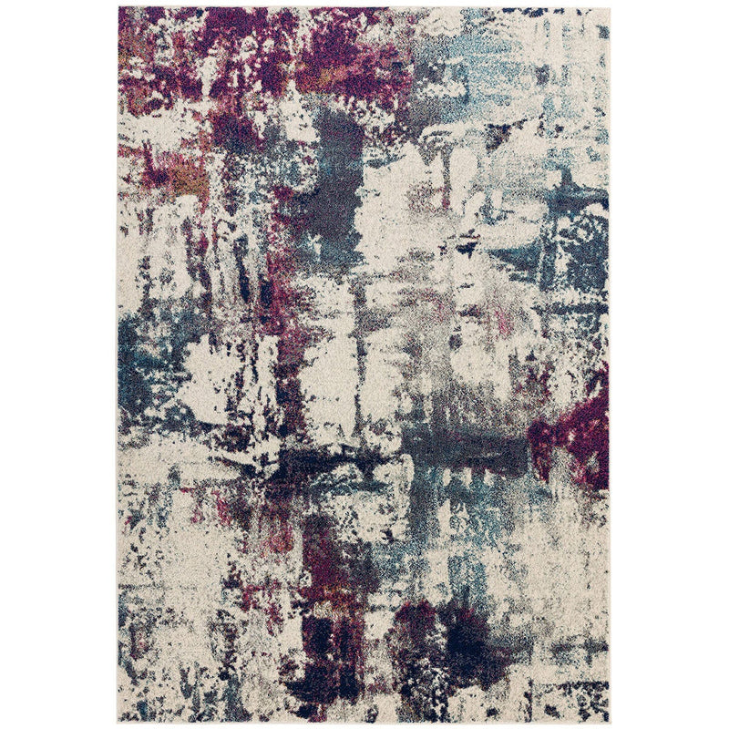 Asiatic Nova Navy Multi Rug available in 2 sizes (British brand)