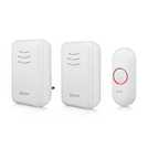 Byron wireless doorbell 150m range pack of 2 - British product
