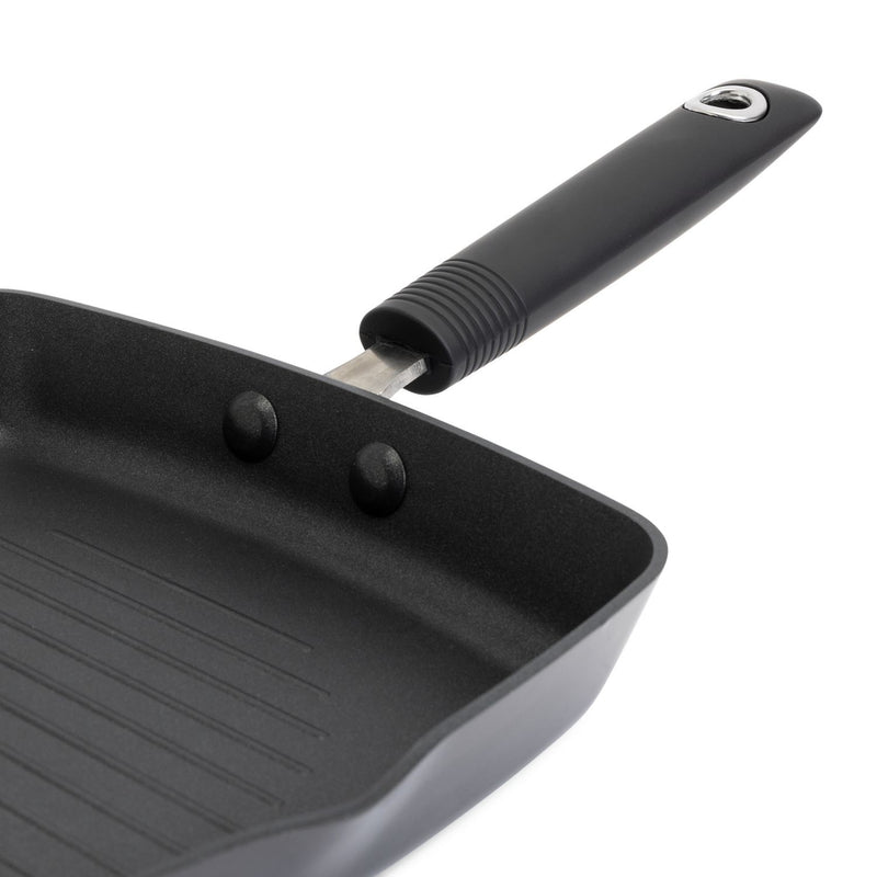 Habitat 24cm black non-stick aluminium griddle pan, UK version