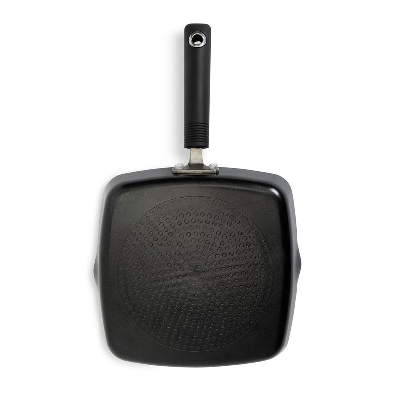 Habitat 24cm black non-stick aluminium griddle pan, UK version
