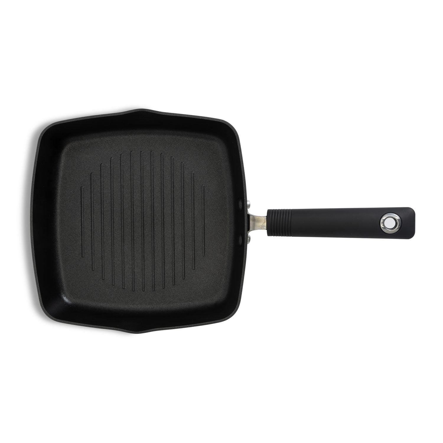 Habitat 24cm black non-stick aluminium griddle pan, UK version