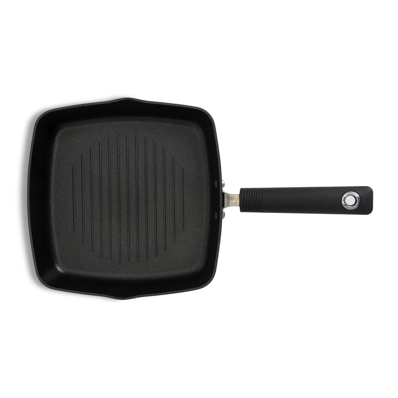 Habitat 24cm black non-stick aluminium griddle pan, UK version