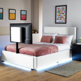 XR Living Ava small double bed frame in white - British product