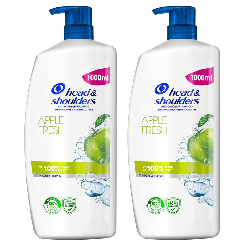 Head & Shoulders Classic Clean & Apple Anti Dandruff Shampoo 2 x 1L