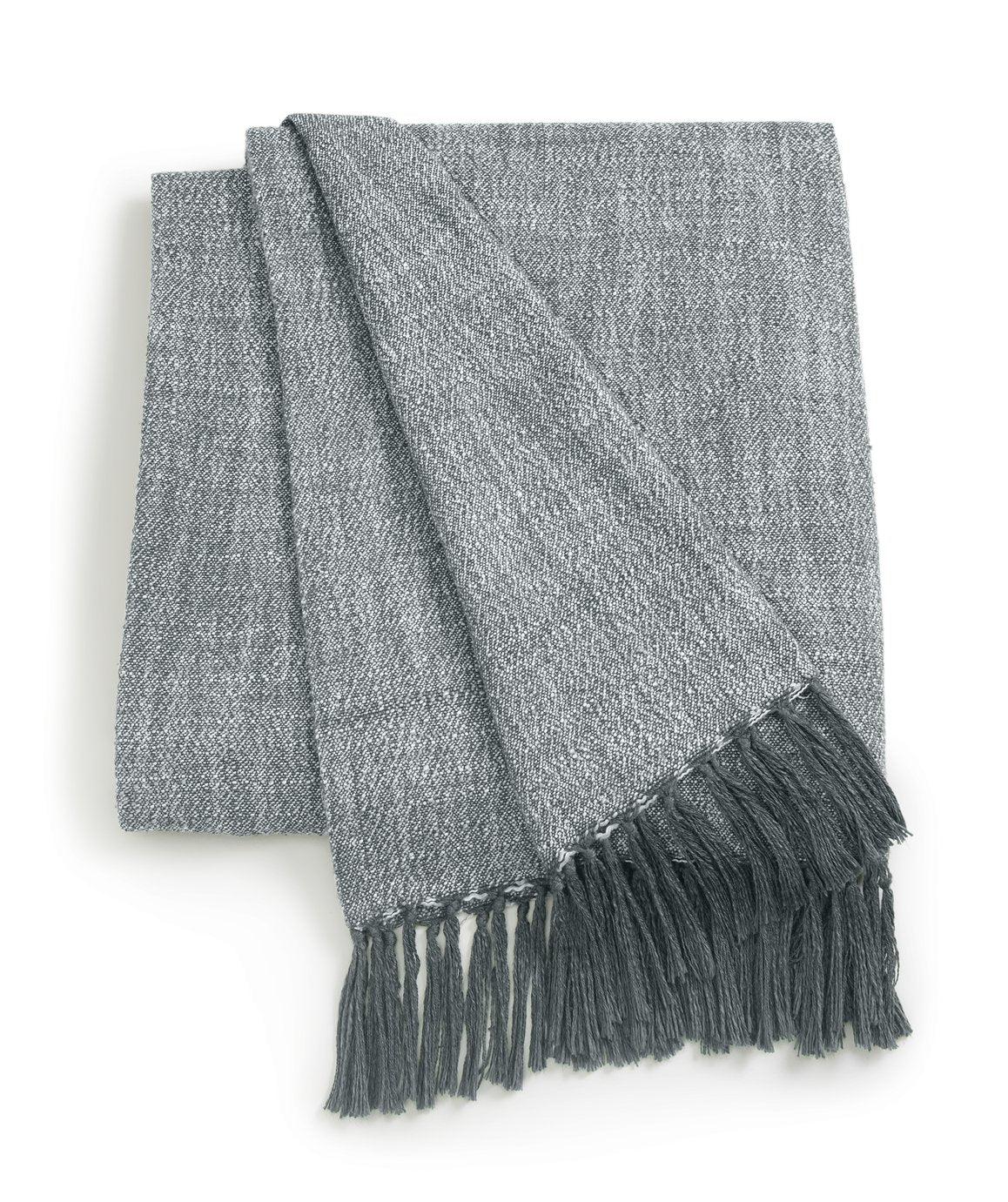 Habitat grey woven throw 150x200cm (British brand)