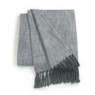 Habitat grey woven throw 150x200cm (British brand)
