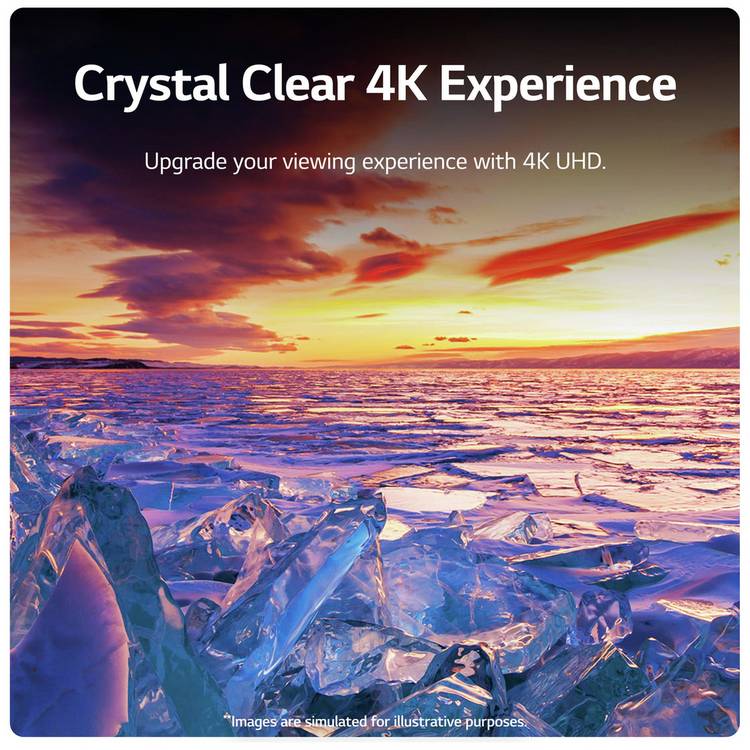 LG 4K Smart TV 50 inch, imported from the UK