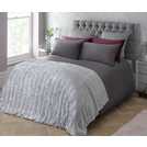 Silentnight Supersoft Plain Charcoal Duvet Set Kingsize (British brand)