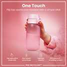 Ion8 Pink Rose water bottle 350ml, UK version