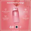Ion8 Pink Rose water bottle 350ml, UK version