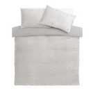 Argos Home star fleece bedding set grey king size - British product