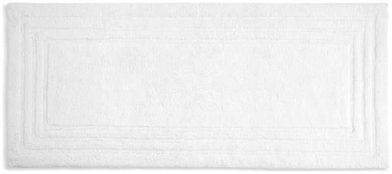 Habitat deep pile white cotton cut pile bath runner 40x100cm, UK version