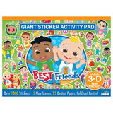 Cocomelon giant activity sticker pad in 5 options, UK version