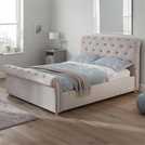 Argos Double Velvet Ottoman Bed Frame - British product