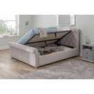 Argos Double Velvet Ottoman Bed Frame - British product