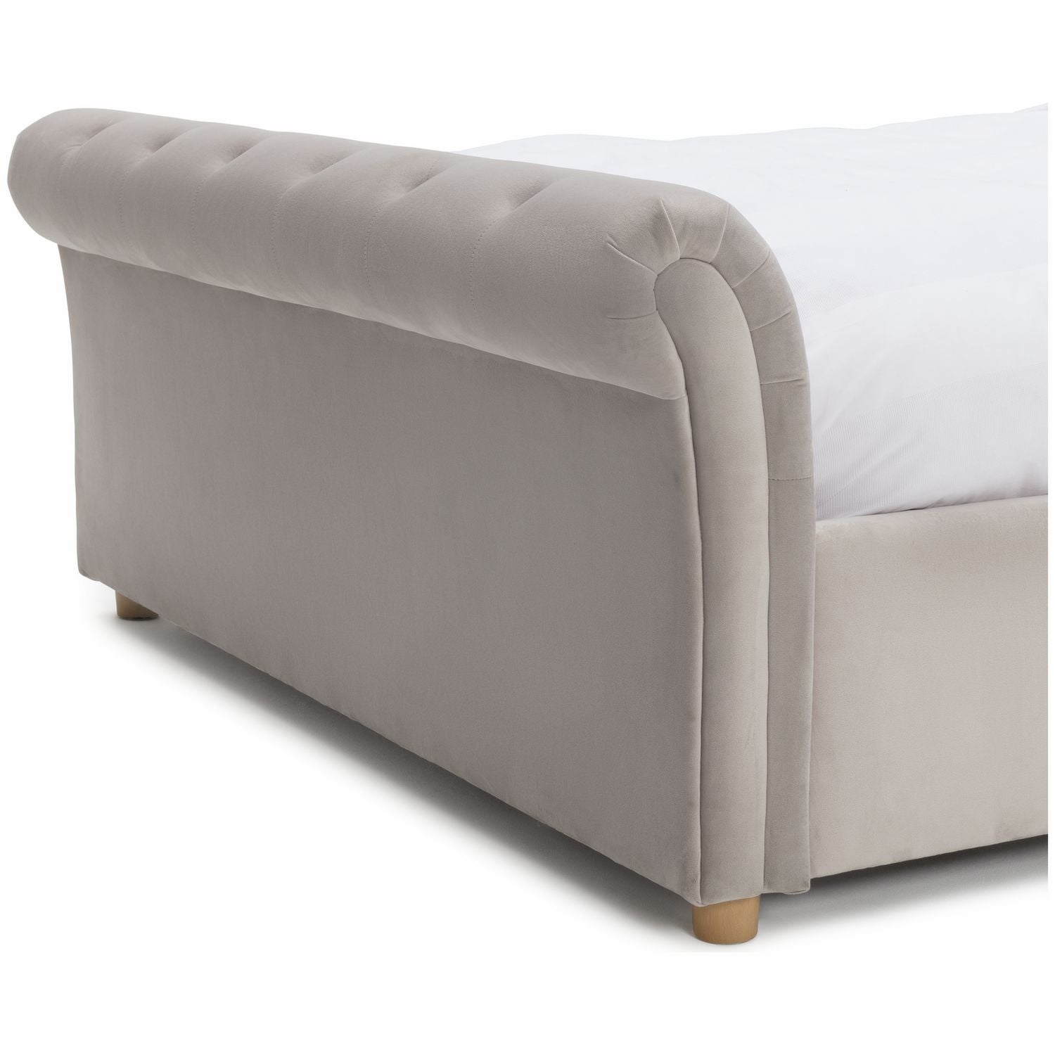 Argos Double Velvet Ottoman Bed Frame - British product