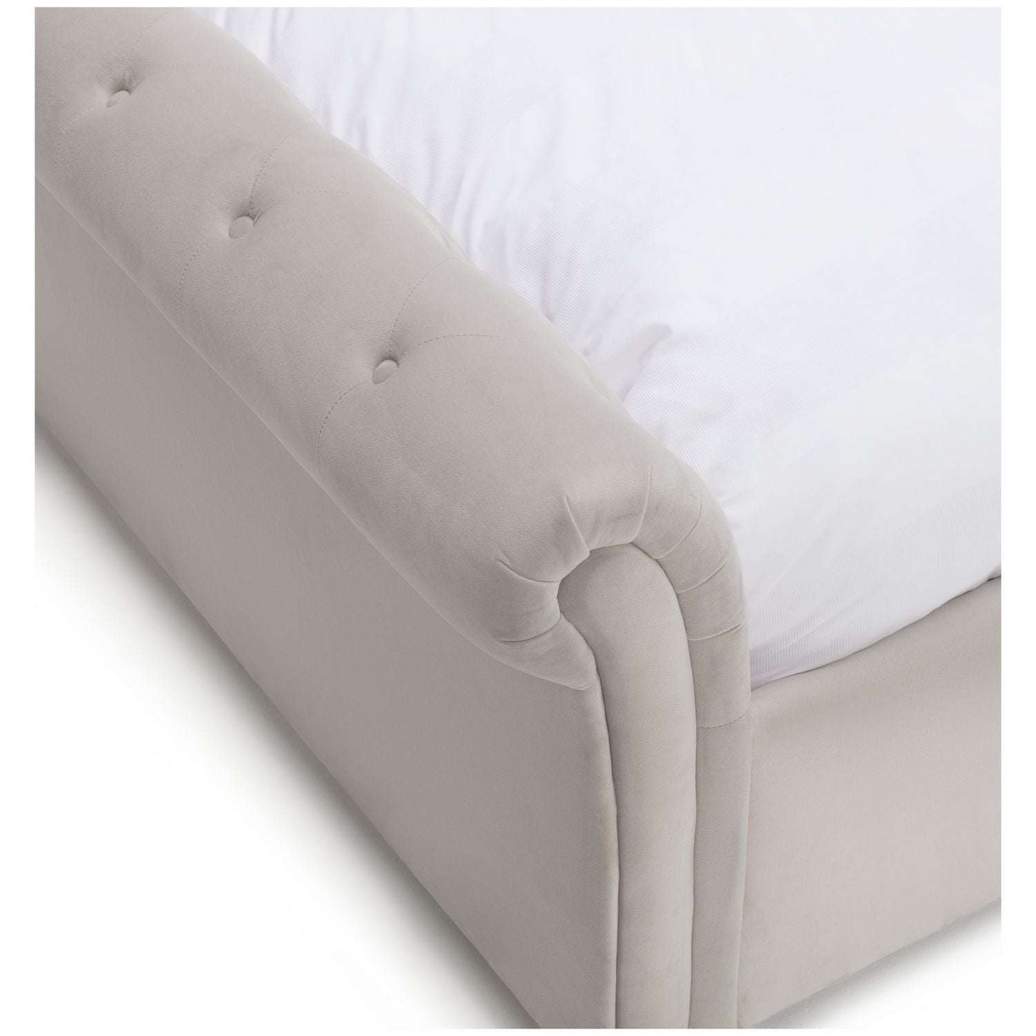 Argos Double Velvet Ottoman Bed Frame - British product