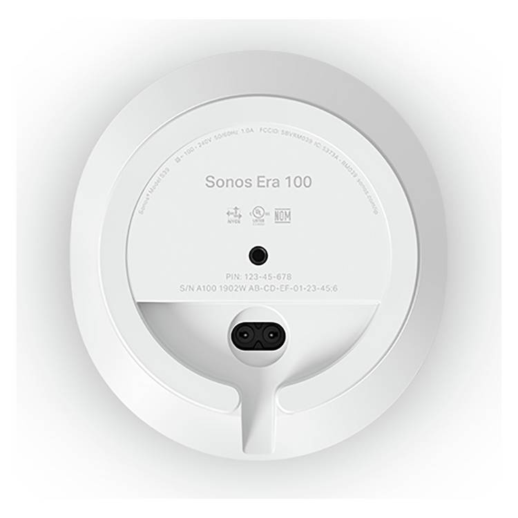 Sonos Era 100 wireless smart speaker white (British brand)