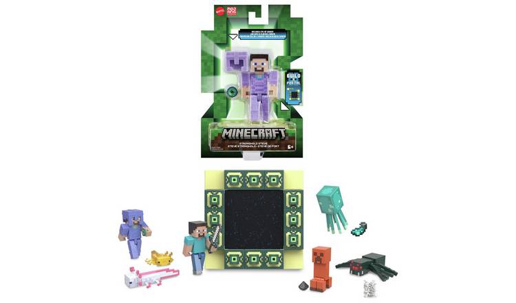 Minecraft character figure assortment 8.2cm, imported from the UK