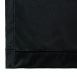 Habitat black velvet eyelet curtains 229x229cm, UK version
