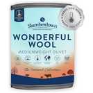 Slumberdown Wool Duvet Medium Weight King Size (British brand)